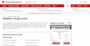 نرم افزار مهندسی / WEBENCH-Design-Center