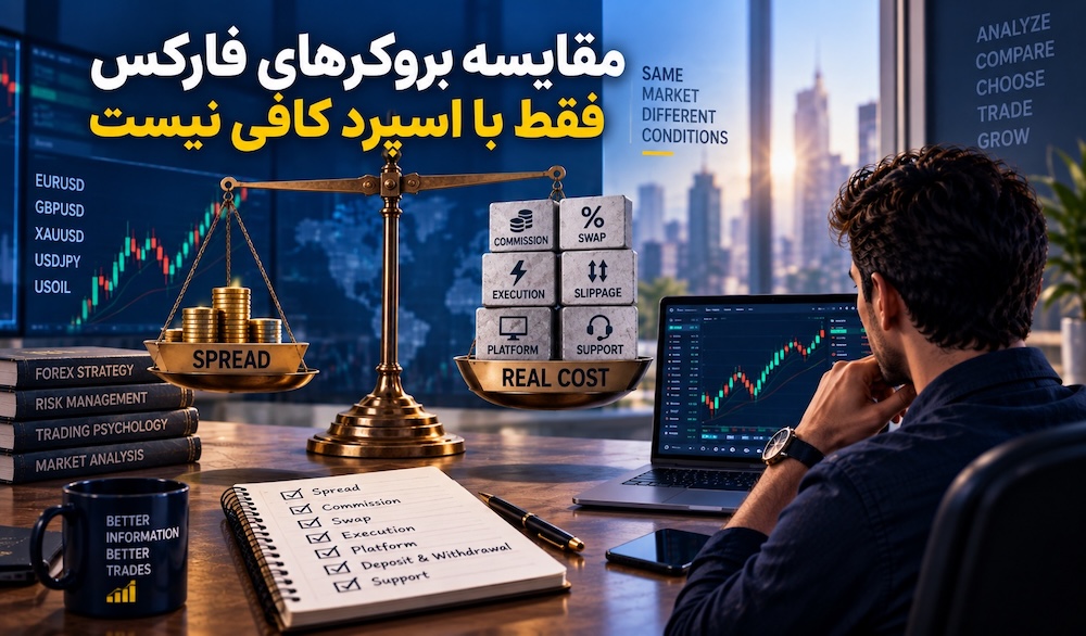 آیا مقایسه بروکرهای فارکس فقط با اسپرد کار درستی است؟